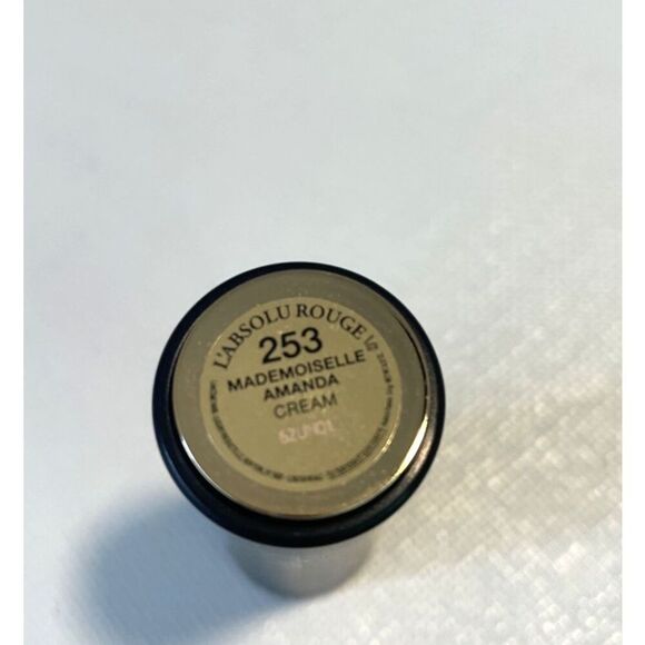 Lancome L'Absolu Rouge Cream Lipstick MADEMOISELLE AMANDA 253 Full Size 0.12 Oz - Picture 5 of 6